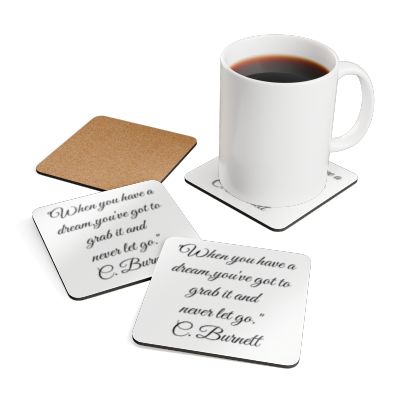 Coaster Set (4) with a Carol Burnett Quote
