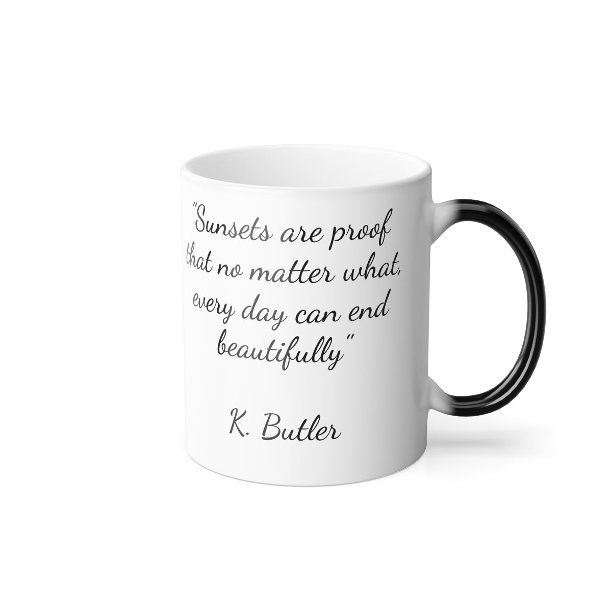 Sunset Color Morphing Mug | Inspirational Morning Coffee  Mug