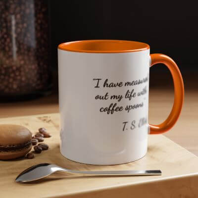 Inspirational Coffee Mug gift for literature lovers and book enthusiasts