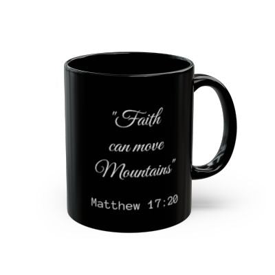 Holiday Black Inspirational Coffee Mug