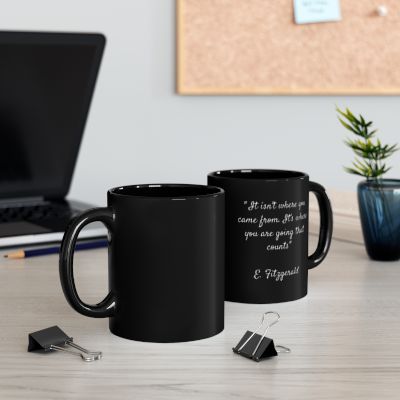Inspirational Mug with Ella Fitzgerald Quote