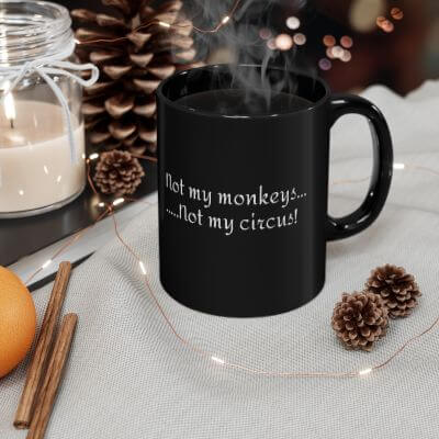 Humorous Black Mug