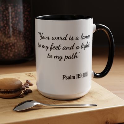 Inspirational Coffee Mug with Psalm