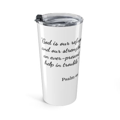Psalm-Inspired Inspirational Tumbler