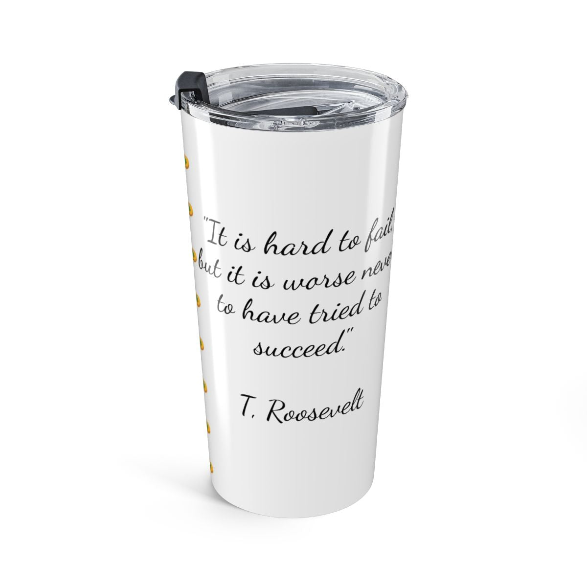 Avocado Inspirational Tumbler – front view