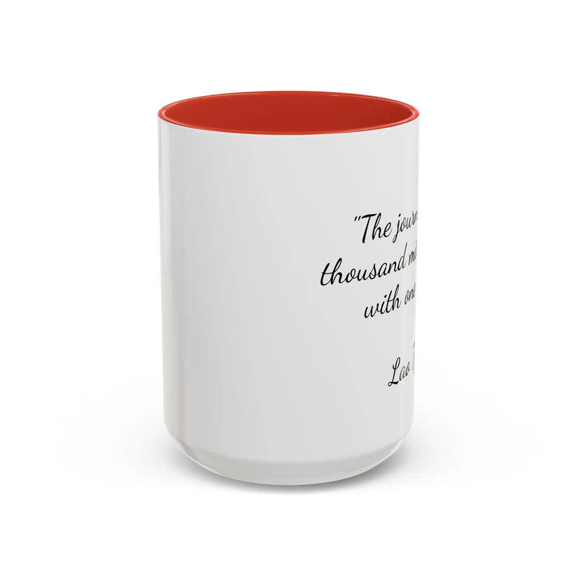 Inspirational Coffee Mug with a Lao Tzu Quote – Ceramic Mug
