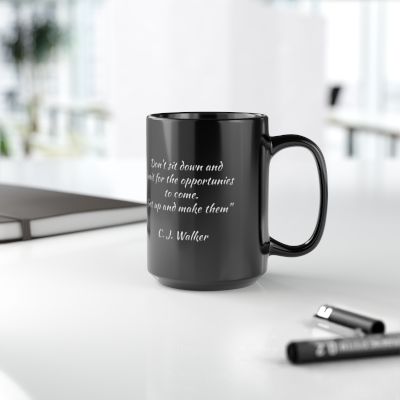 Inspirational Mug with a Quote from C. J. Walker