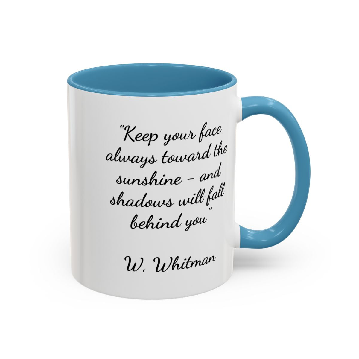 Inspirational Mug with a Walt Whitman Quote