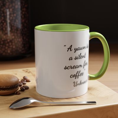 A Yawn is a Silent Scream for Coffee mug